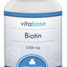Biotin 5000 mcg- 60 Capsules