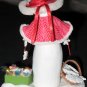 Decorating Snow Lady ornament