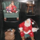 Santas Big Night ornament set