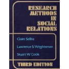 Research Methods in Social Relations, 3rd edition