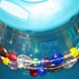 New age blue dolphin treasures--a memory wire bracelet