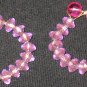 Purple beaded gem like ring w/free PUSH bracelet