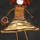 Little Miss Celestial Jane beaded woman necklace