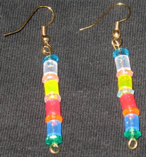 Summer Hawaiian Sparkle Dangle Earrings