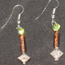 Lime Sand Genie Dangle Earrings