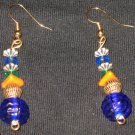Colorful Pinecone Dangle Earrings