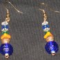Colorful Pinecone Dangle Earrings