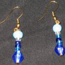 Blue Wish Genie dangle earrings