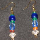 Retro Futuristic dangle earrings