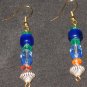 Retro Futuristic dangle earrings