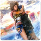 Yuna and Tidus hug--ffx/ff10-Square Magnet