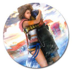 Yuna and Tidus--ffx/ff10--4 Golf Ball Markers