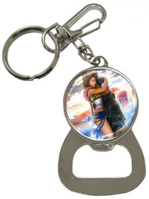 Yuna and Tidus--ffx/ff10--Bottle Opener Key Chain