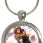 Yuna and Tidus--ffx/ff10--round key chain
