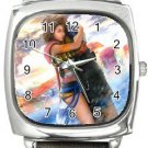 Yuna and Tidus--ffx/ff10--Square Metal Watch