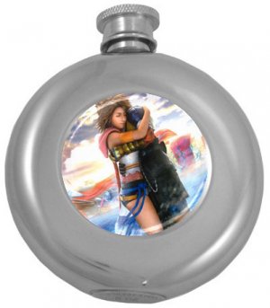 Yuna and Tidus--ffx/ff10--5 oz Hip Flask