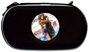 Yuna and Tidus--ffx/ff10--black PSP Case