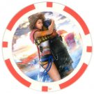 Yuna-Tidus--ffx/ff10--10 red Poker Chip Card Guards