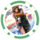 Yuna-Tidus--ffx/ff10--10 green Poker Chip Card Guards