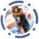 Yuna-Tidus--ffx/ff10--10 blue Poker Chip Card Guards