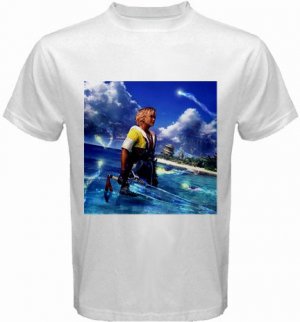 Warrior Tidus ffx/ff10--size 3xl white t shirt