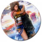 Yuna-Tidus--ffx/ff10--4 round rubber coasters