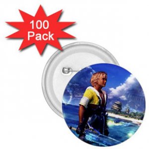 Warrior Tidus ffx/ff10--100-1 inch Mini Buttons