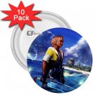 Warrior Tidus ffx/ff10--10-2.25 inch buttons