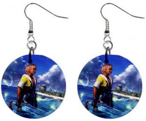 Warrior Tidus ffx/ff10--1 inch Button Earrings