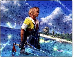 Warrior Tidus ffx/ff10--rectangular Jigsaw Puzzle