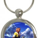 Warrior Tidus ffx/ff10--round shaped keychain