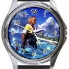 Warrior Tidus ffx/ff10--Round Metal Watch