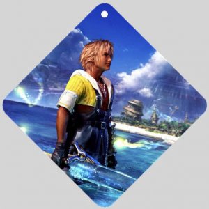 Warrior Tidus ffx/ff10--Car Window Sign