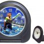 Warrior Tidus--ffx/ff10- black Travel Alarm Clock
