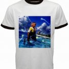 Warrior Tidus ffx/ff10--size small ringer t shirt