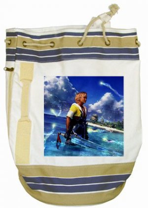 Warrior Tidus ffx/ff10--Beach Tote Bag