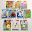 Bandai Japanese Digimon Adventure 10pc Card Set Partner Digimon Agumon Tailmon Gatomon