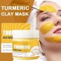 Mascarilla de arcilla desintoxicante iluminadora de cúrcuma Mascarilla clarifica