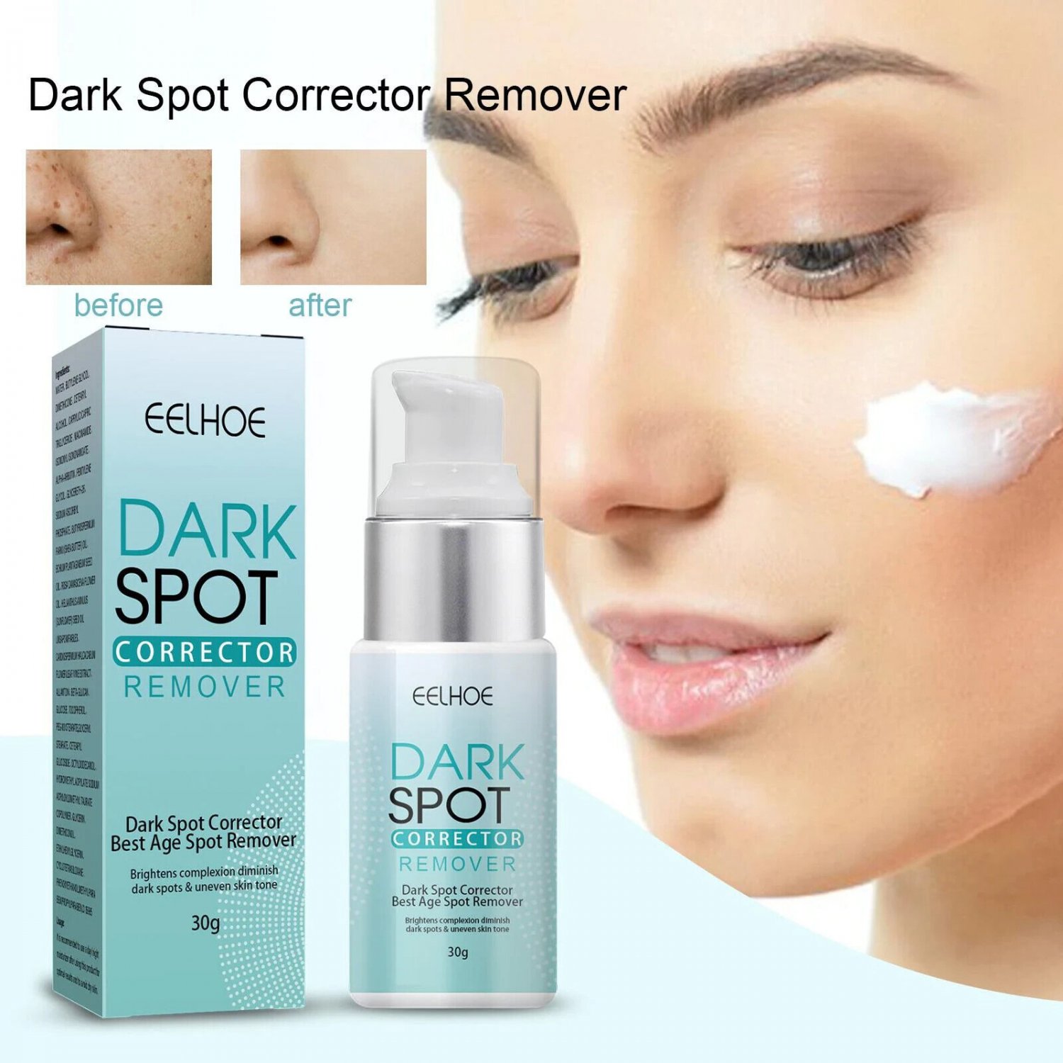 2 x Crema Blanqueadora Para Las Manchas De La Cara ELIMINA Pecas Y Manchas De Piel