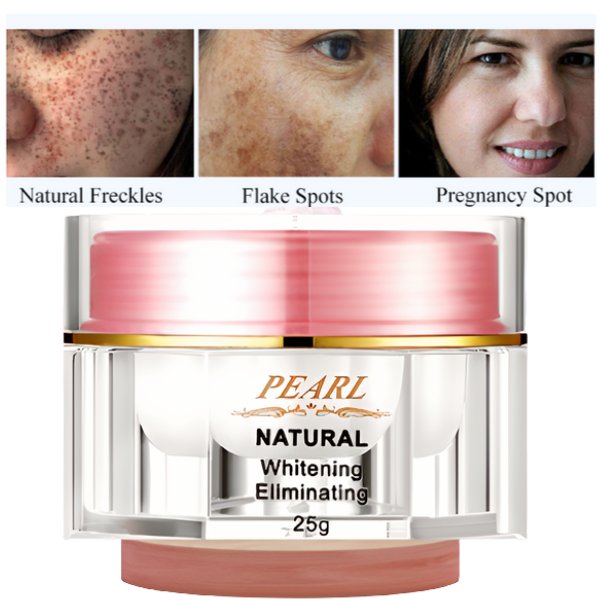Crema eliminadora de pecas natural perlada mancha oscura mancha marron 25g