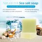 2 sets Sea Salt Soap Pimple Pores Acne Cleanser Soap Acne Face Wash