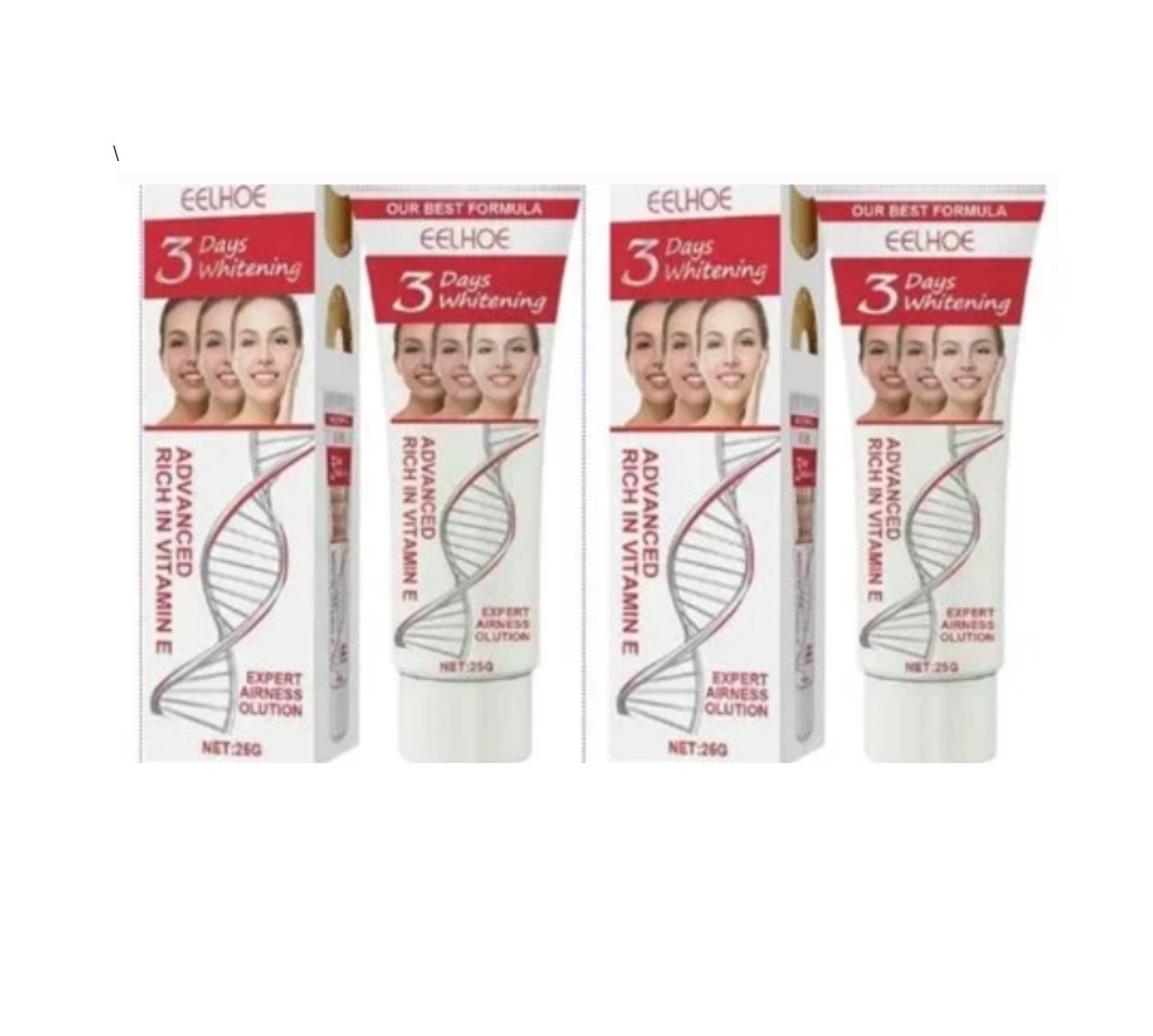 2 X Crema Blanqueadora Para Partes Intimas La Cara De Piel Axilas Todo El Cuerpo