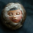 Primitive Folk Art Ethnic Brooch Pin Alaska Collectible