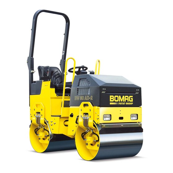 Download PDF Bomag BW 80 AD-2 Tandem Vibratory Roller Parts Catalog Manual