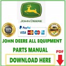 John Deere E36 ZS Excavator Parts Catalog Manual Download PDF-PC15330