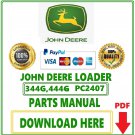 John Deere 344G and 444G Loader Parts Catalog Manual Download Pdf-PC2407