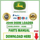 John Deere JD400 and JD401A (7400) Loader Parts Catalog Manual Download Pdf-PC980