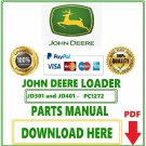 John Deere JD301 and JD401 (7310) Loader Parts Catalog Manual Download Pdf-PC1272