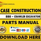 Case 880 Crawler Excavator Parts Catalog Manual Download Pdf