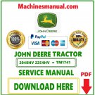 John Deere Sabre 2048HV 2254HV 2554HV Yard and Garden Tractor Technical Service Repair Manual-tm1741